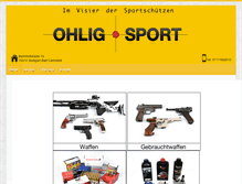 Tablet Screenshot of ohlig-sport.de